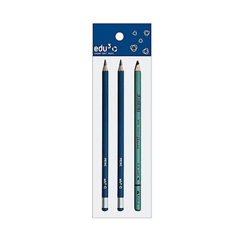 edu3 2 Drawing Pencils (Any Grades) + 1 Charcoal Pencil (Soft)