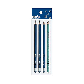 edu3 3 Drawing Pencils (Any Grades) + 1 Charcoal Pencil (Soft)