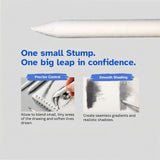 edu3 Pencil Case + 6 x Drawing Pencils (Any grades) + 1 FREE Paper Stump + Eraser Blender